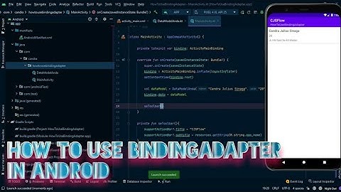 How to use bindingadapter in android