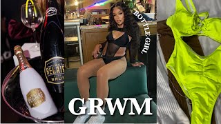 GRWM : BOTTLE GIRL EDITION | Hair , Makeup, Outfit, &amp; MORE 🍾