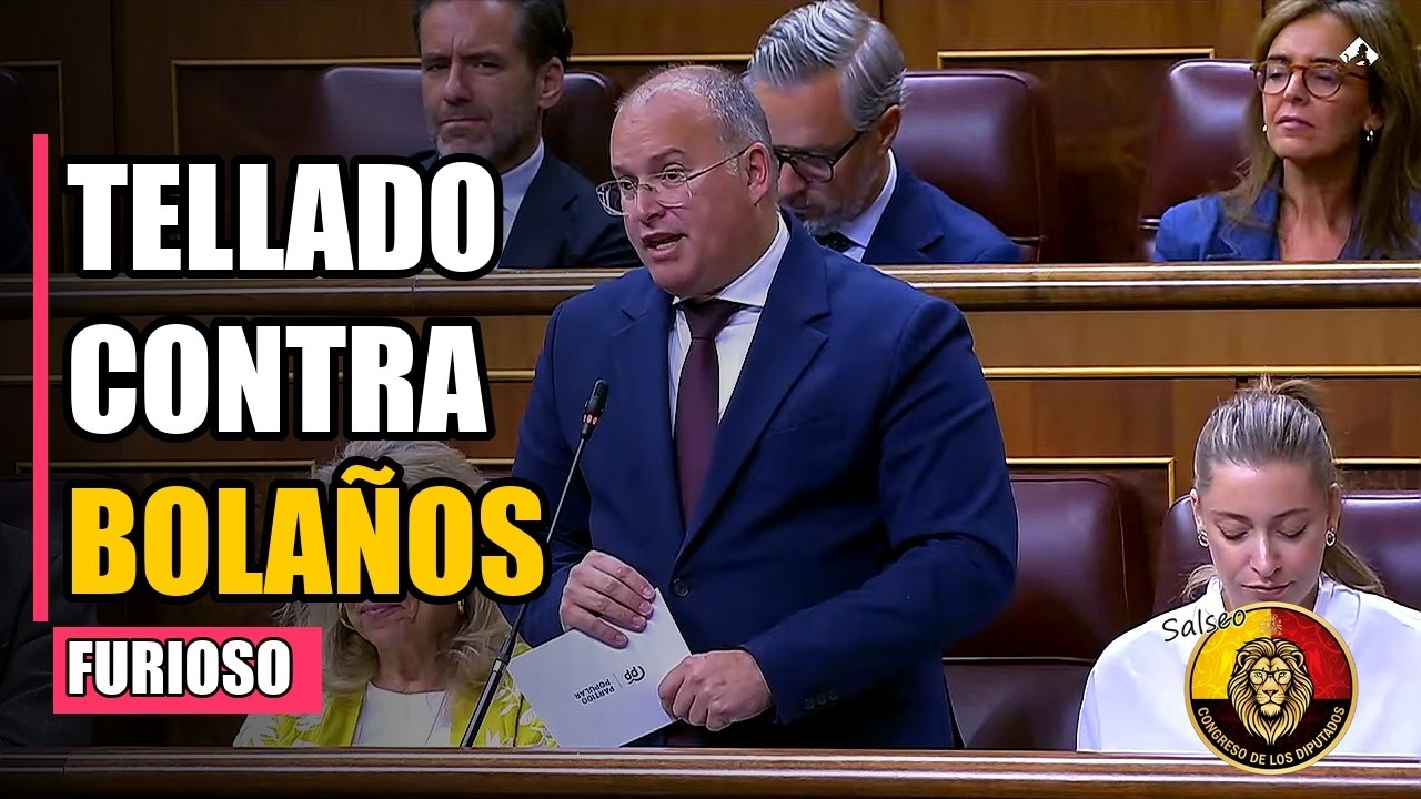 🔥🔥Tellado arrasa a Bolaños por la corrupción en el PSOE