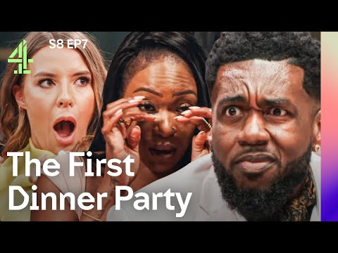 things kick off at the first dinner party | married at first sight uk | 4reality