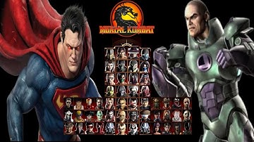 Mortal Kombat 9 - SUPERMAN & LEX LUTHOR MK VS DC MOD - NEW Expert Tag Ladder Gameplay