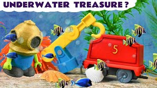 Diver Funling finds Toy Train Treasure Underwater by Funlings Stories 13,565 views 2 weeks ago 5 minutes, 29 seconds