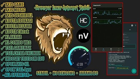 UPDATE!!Config Unlimited game || ALL EDUKASI AXIS , XL , KB , ILPED || ALL OPERATOR || Ping Stabil