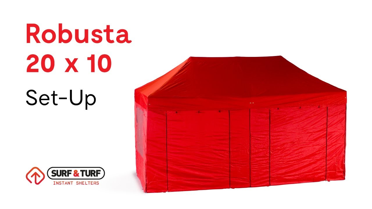 Robusta 20' x 10: Heavy-Duty Steel Frame Construction