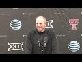 Texas Tech Football 2020 Signing Day: Coach Wells Press Conference| 2019