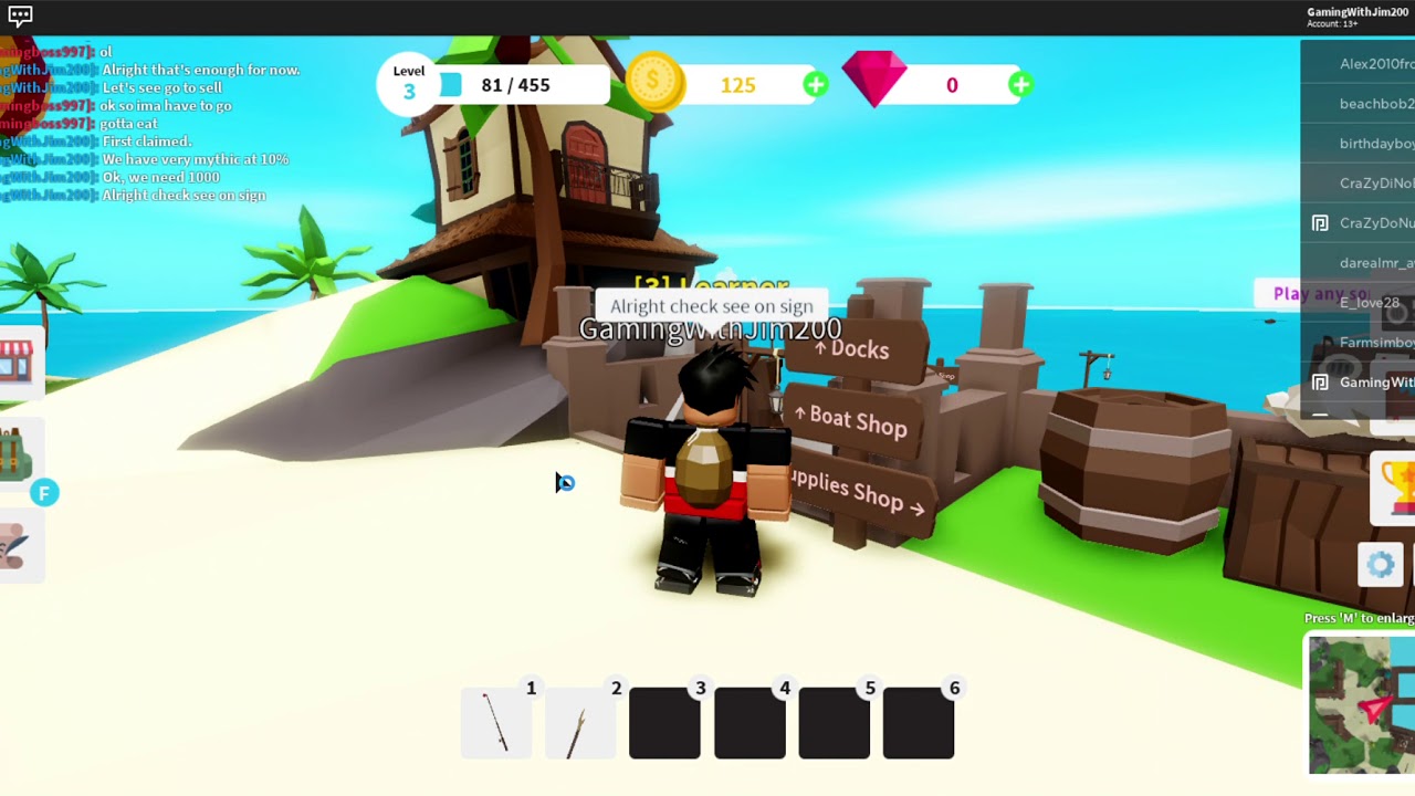 Let's Play Fishing Simulator Pt. 2 MY FIRST EPIC AND LEGENDARY FISH