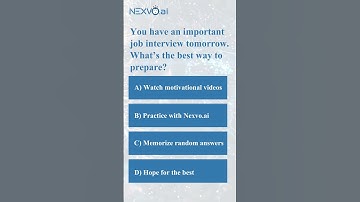 Ace Your Next Interview with Nexvo!