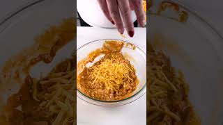 3-Ingredient Chili Cheese Dip 🔥 LINK IN DESCRIPTION #recipe #shorts