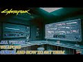 Cyberpunk 2077 All Stash Wall Weapons And Where To Get Them Locations Guide