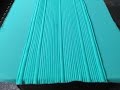 Reverse Pleats Made by Our Fabric Pleating Machine ZJ 217
