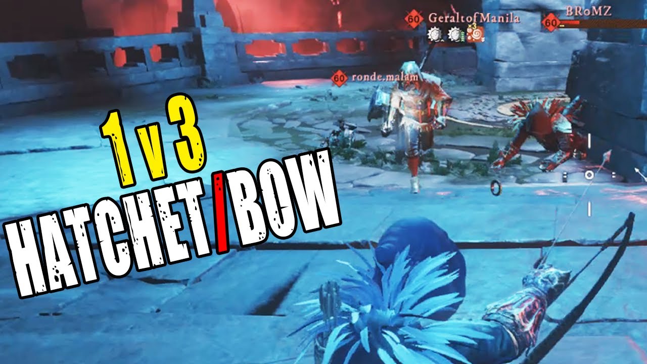 Clutch 1 V 3! - New World Arena PvP Hatchet/Bow