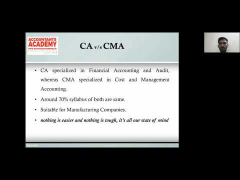 WEBINAR ON CMA