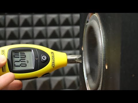 Creative Inspire t6100 speaker sound/bass dB test