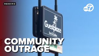 Sex offenders living in Redding hotel sparks community outrage