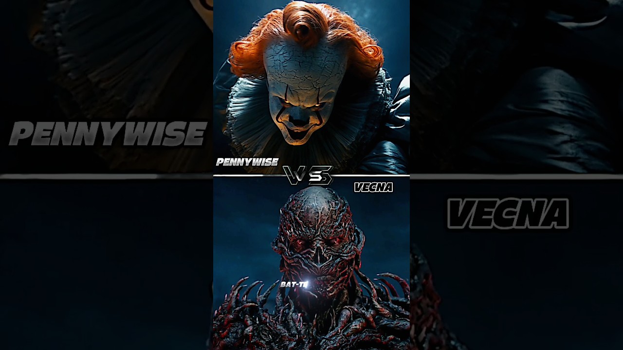 PENNYWISE VS VECNA #it #pennywise #strangerthings #vecna #shorts #ytshorts #vs #1vs1 #yt
