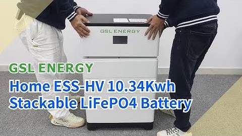 GSL Energy Home ESS-HV Lithium Ion Battery 10.34Kwh High Voltage Stackable LiFePO4 Battery