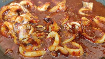 Sambal Sotong sedap