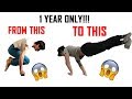 From ZERO to FULL PLANCHE | 1 YEAR OF PAIN