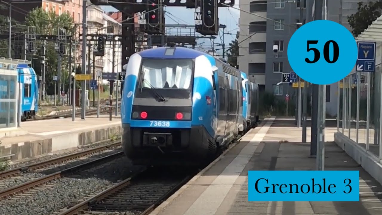 GPF n°50 : Trains en gare de Grenoble, au dépôt et sur l'Isère