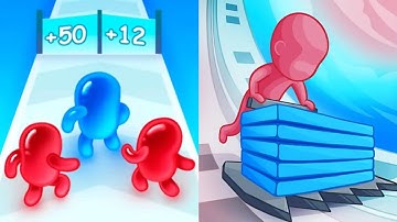 Join Blob Clash 3D vs Stack Colors Satisfying ASMR Gameplay (Android,ios) (New Update)