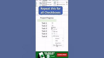 How to Create Project Progress Bar | #exceltutorial #shortvideo #exceltips