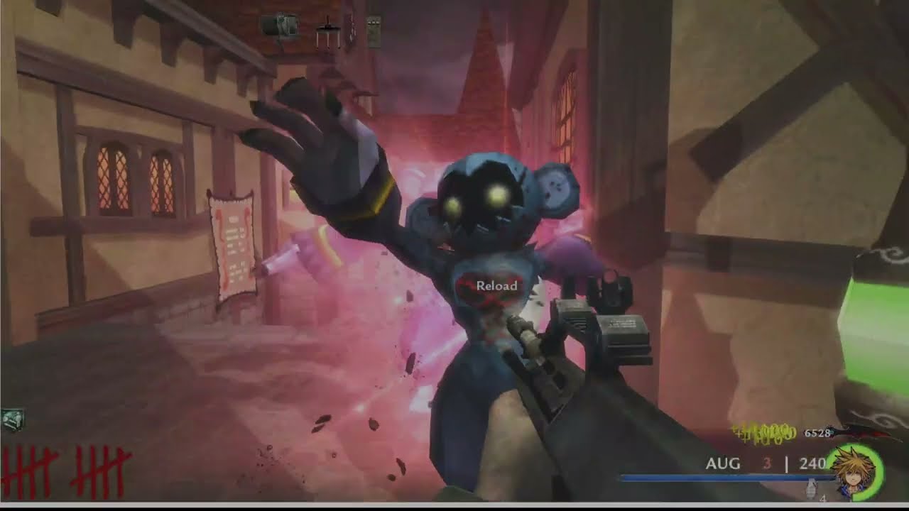 Sora Slaying the Undead! - Kingdom Hearts WAW Custom Zombies