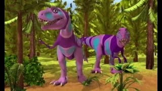 Поезд динозавров Грязевые ванны Развивающий Мультфильм про динозавров