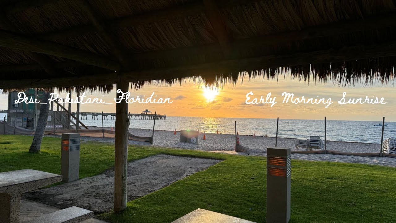 "Dawn in Paradise: Exploring Deerfield Beach as a Desi Immigrant"