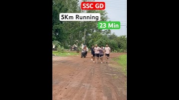 SSC GD 5km Running 24min #army  #sscgd