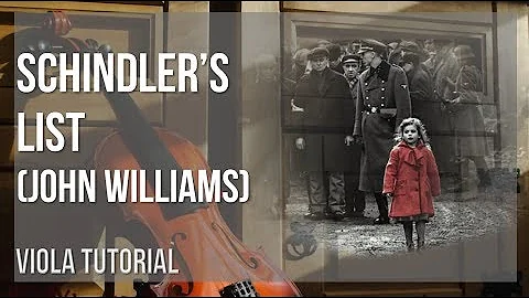 How to play Schindler's List by John Williams on Viola (Tutorial)