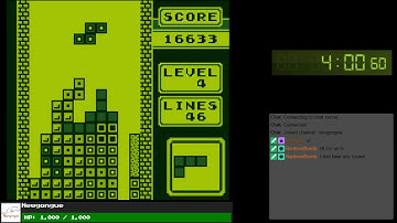 Tetris (GB) 100 Lines, Level 0 Start in 7:55