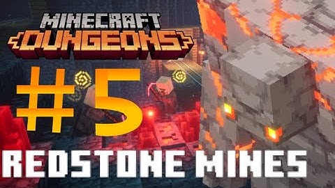 Redstone mines - Minecraft Dungeons gameplay part 5 (No commentary)