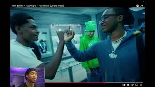 YNW Bslime & 1900rugrat - Pop rocks (official music video reaction)