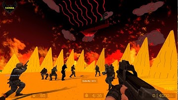 ZOMBIE ESCAPE ROUND ON COUNTER-STRIKE: SOURCE, map: ze_shroomforest, CSS