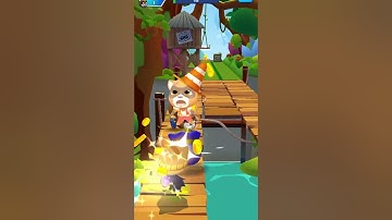 Talking Tom Hero Dash Midnight Ginger Power Vs Jungle Slides Raccoon New Ultra Fast Funny Run #Short