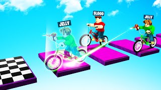 Roblox Bike Obby But I CHEAT!