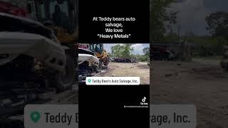 At TEDDY BEARS AUTO SALVAGE, we love “HEAVY METAL” #autosalvage #autopart #junkyard #salvage