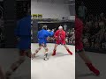 Combat sambo striking exchange