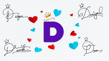 D signature style | Signature of Letter D | Signature King