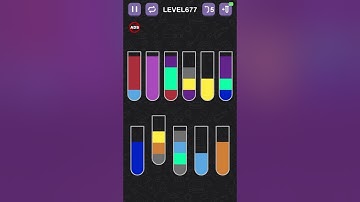 water_level_677 #watersortpuzzle #puzzle #game #sortpuzzle #color
