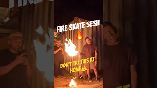 FIRE!🔥#youtubeshorts #shorts #funny #fire #fypシ #viral #dangerous #donttrythis #moonfrog #skateboard