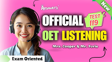 OET LISTENING TEST 07.03.2025 | #oet #oetexam #oetnursing #oetlisteningtest