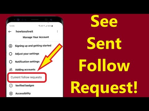 How to See Sent Follow Request on Instagram New Update and cancel them 2023!! - Howtosolveit