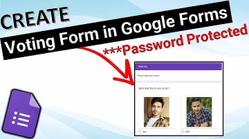 How to Create Online Voting Form in Google Form | Google Form Tutorial