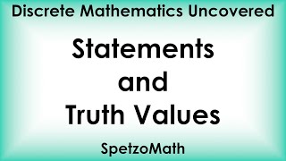 1-01: Statements and Truth Values