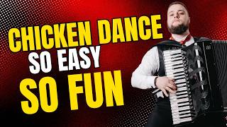 Play Chicken Dance On Accordion Easy Tutorial For Beginners & Fun Parties