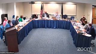 MSD Regular School Board Meeting April 15, 2021 Part 2 Update