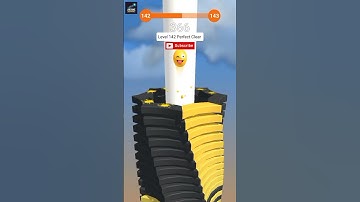 Stack Ball 🔥 Level 142 Perfect Clear in One Go 😱 | Insane Speed Run! #gaming #stackball #games