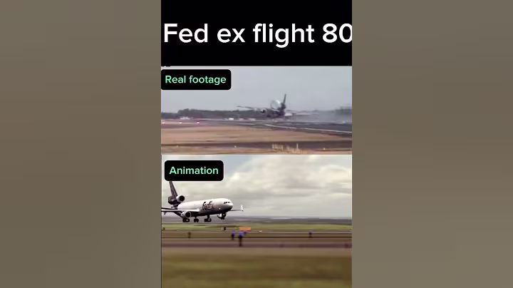 FedEx flight 80 real crash footage vs animation #dc10 #aviation #fyp#fedex#shorts#planecrash#planes