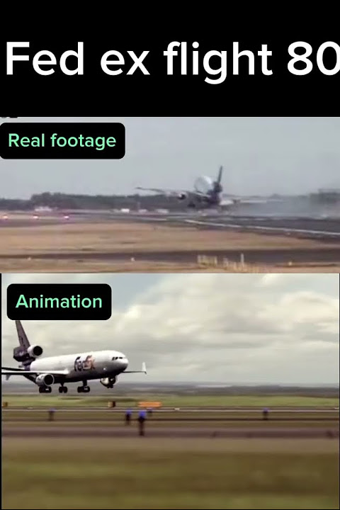 FedEx flight 80 real crash footage vs animation #dc10 #aviation #fyp#fedex#shorts#planecrash#planes